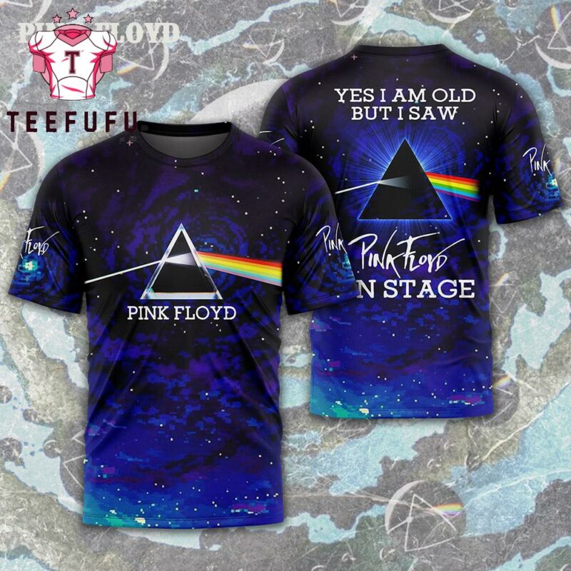 Pink Floyd Yes I Am Old But I Saw Pink Floyd On Stage 3D Shirt