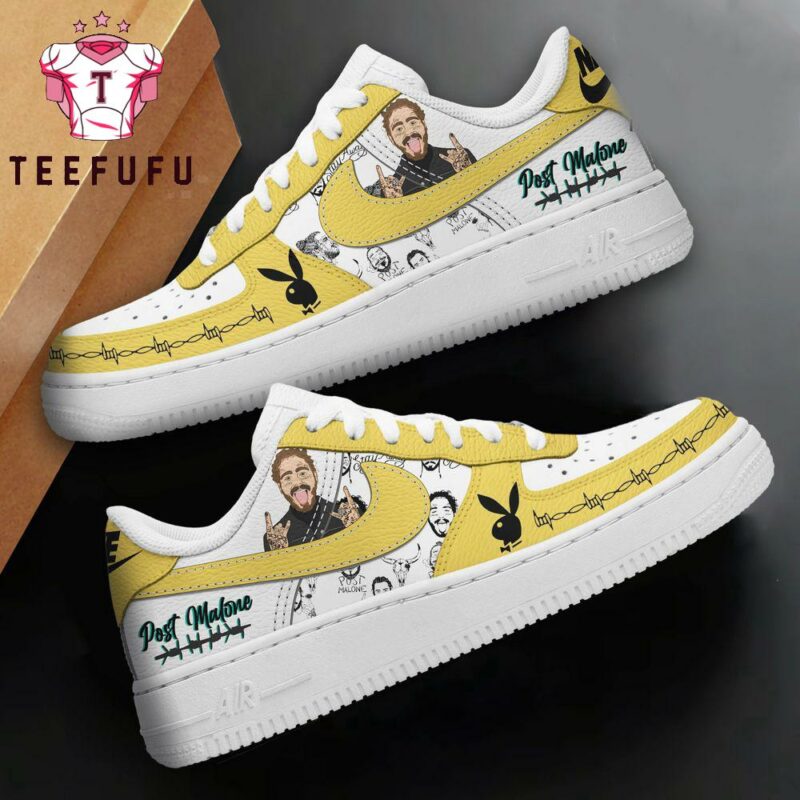 Post Malone Air Force 1 Shoes Sneaker