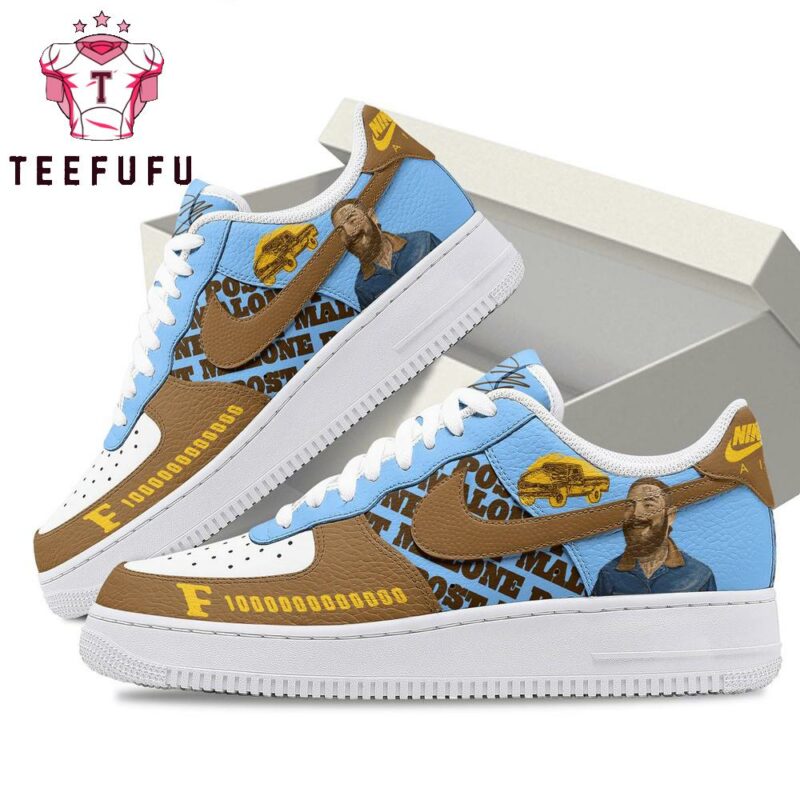 Post Malone F One Trillion Album Celebration Air Force 1 Shoes Sneaker