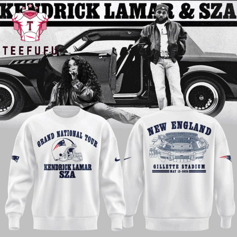 Post Malone Grand National Tour x New England Patriots 2025 Sweatshirt