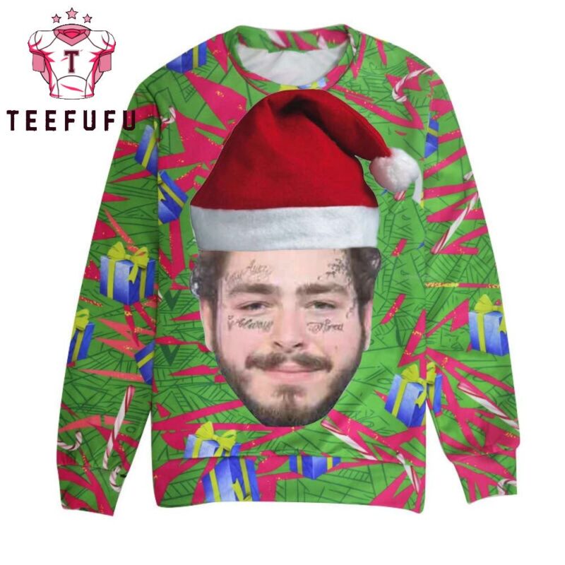 Post Malone Home Malone Home Alone Post Malone Ugly Christmas Sweater