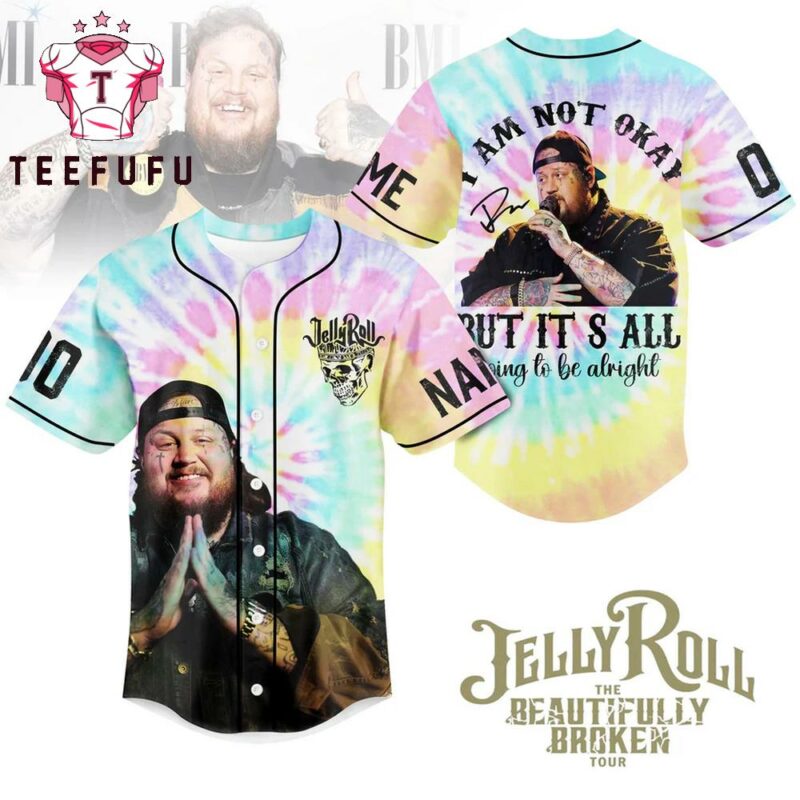 Post Malone With Jelly Roll Photo 2025 Baseball Jersey