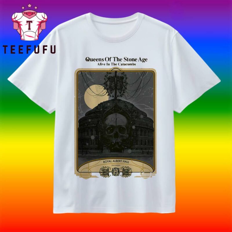 Queens of the Stone Age Brings The Catacombs Tour at Royal Albert Hall 10 29 2025 T Shirt