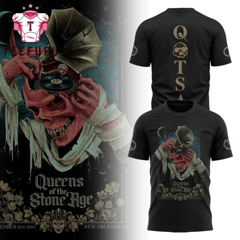 Queens of the Stone Age New Orleans, LA 2025 Tour T Shirt