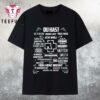 Rammstein Band List Song Music T Shirt