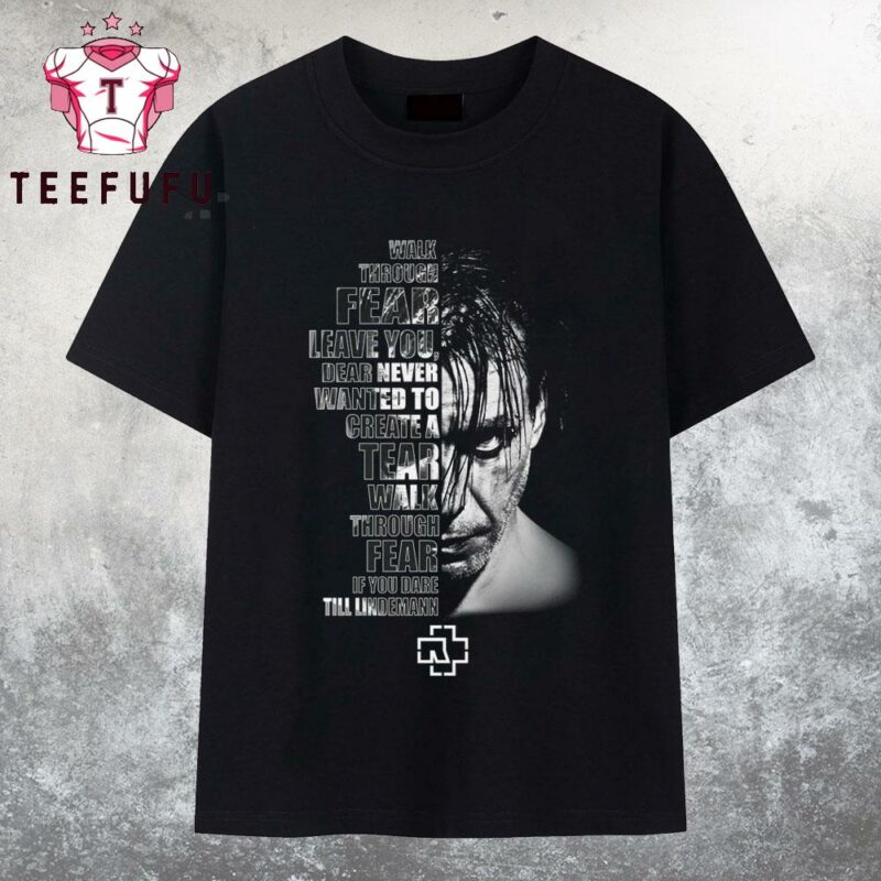 Rammstein Lindemann Meine Welt Tour 2025 T Shirt