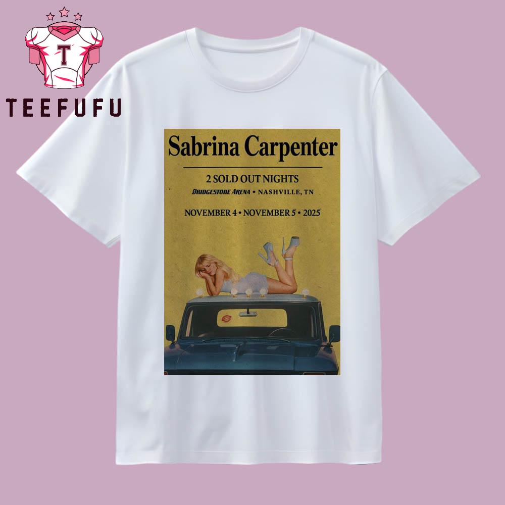 Sabrina Carpenter Bridgestone Arena Nashville, TN T Shirt