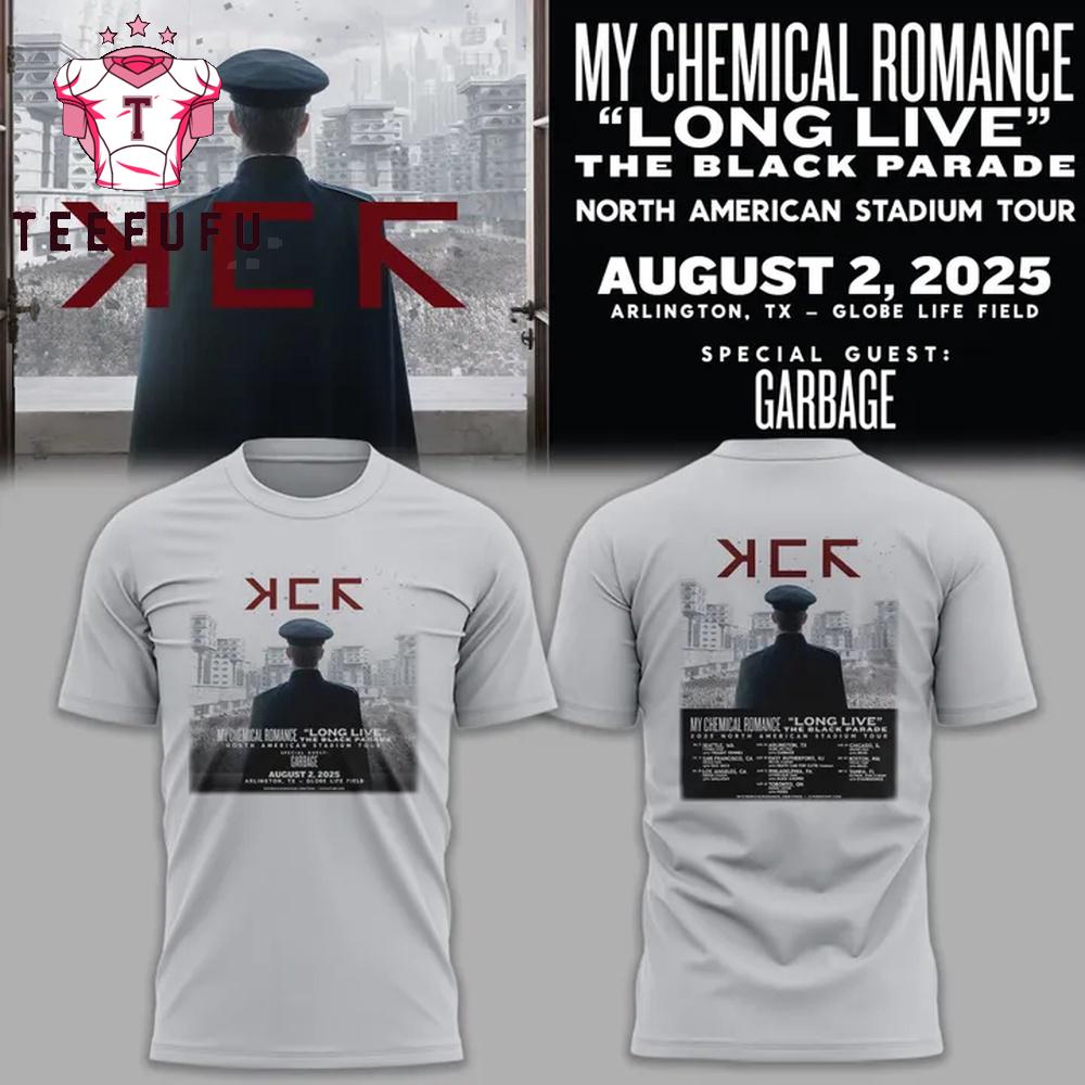 Seattle Mariners x My Chemical Romance Long Live The Black Parade 2025 Tour Shirt