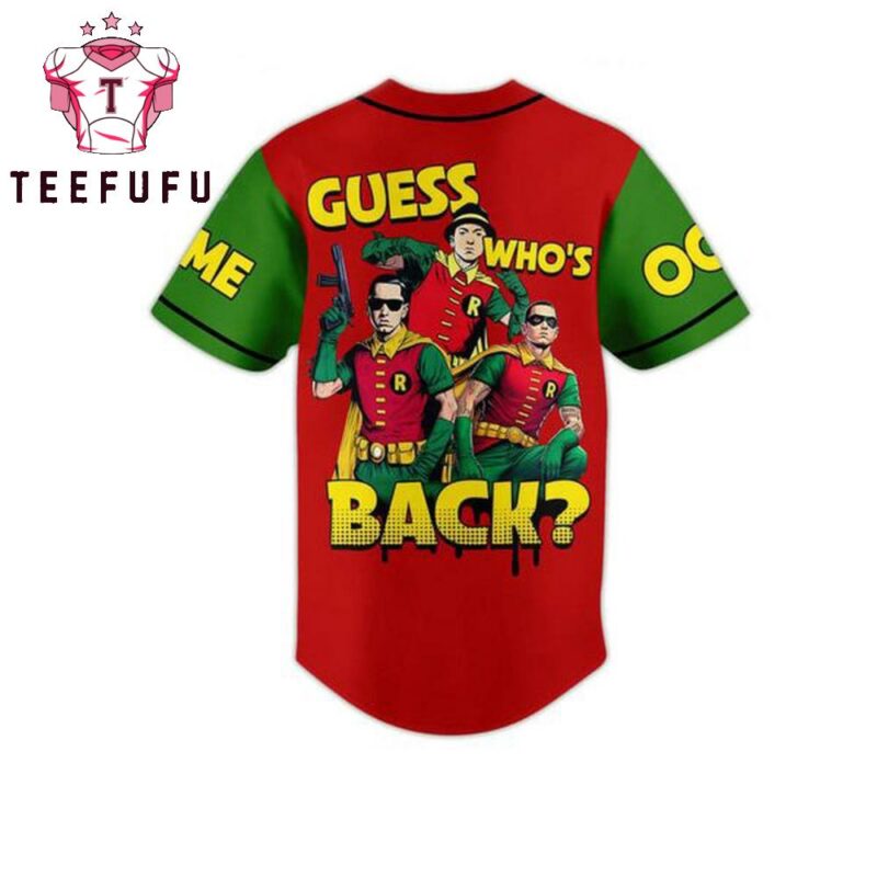 Slim Shady Guess Who’s Back Ronin Eminem Personalized Baseball Jersey