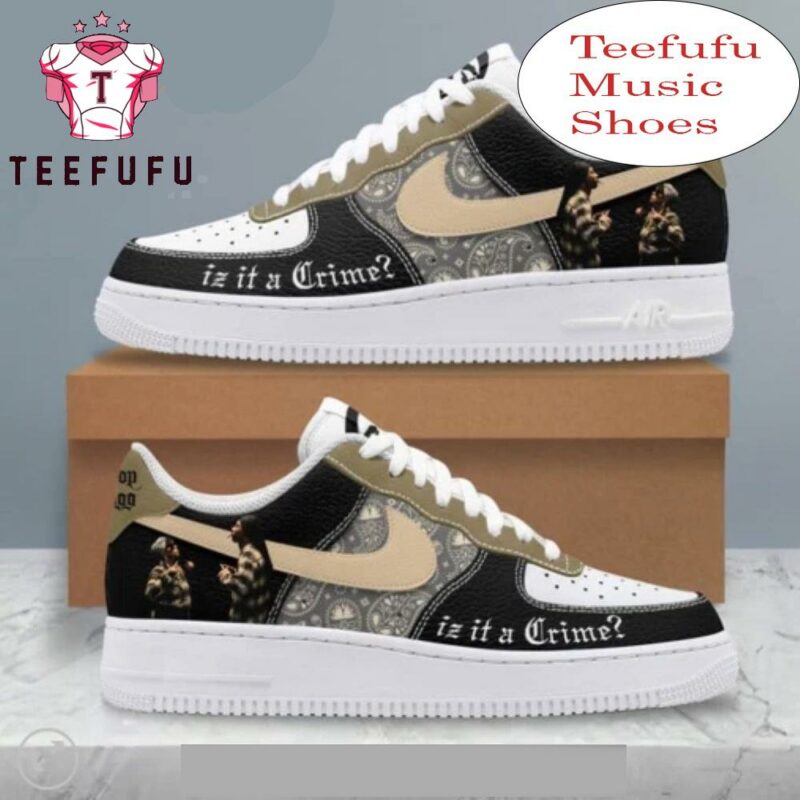 Snoop Dogg 2025 Iz It A Crime Air Force 1 Shoes Sneaker