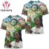 Snoop Dogg At The Olympics Paris Hold The Biggest Torch 3D Shirt