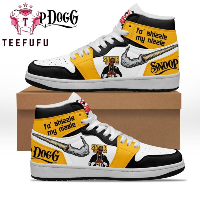Snoop Dogg Graphic Air Jordan 1 Hightop Shoes