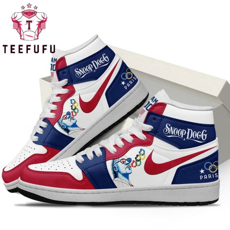 Snoop Dogg x Olympic Paris Air Jordan 1 Hightop Shoes
