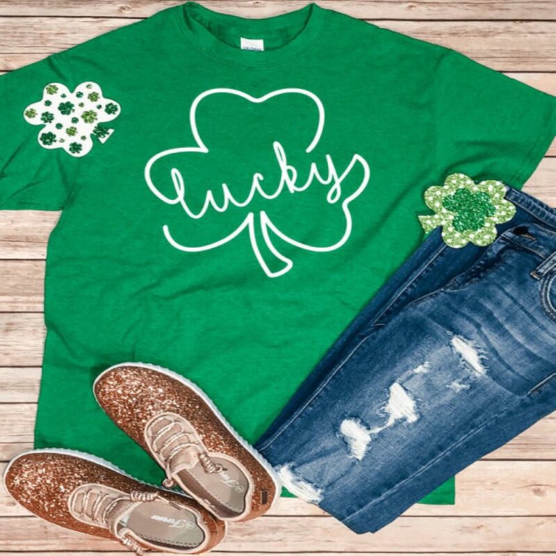 St Patricks Day Luckiest Birthday Shirt St Patricks Day T Shirt St Paddys Day T Shirt Shamrock Tee 7425