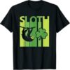 St Patricks Day Lucky Sloth Spirit Animal Tshirt St Patricks Day T Shirt St Paddys Day T Shirt Shamrock Tee 5216