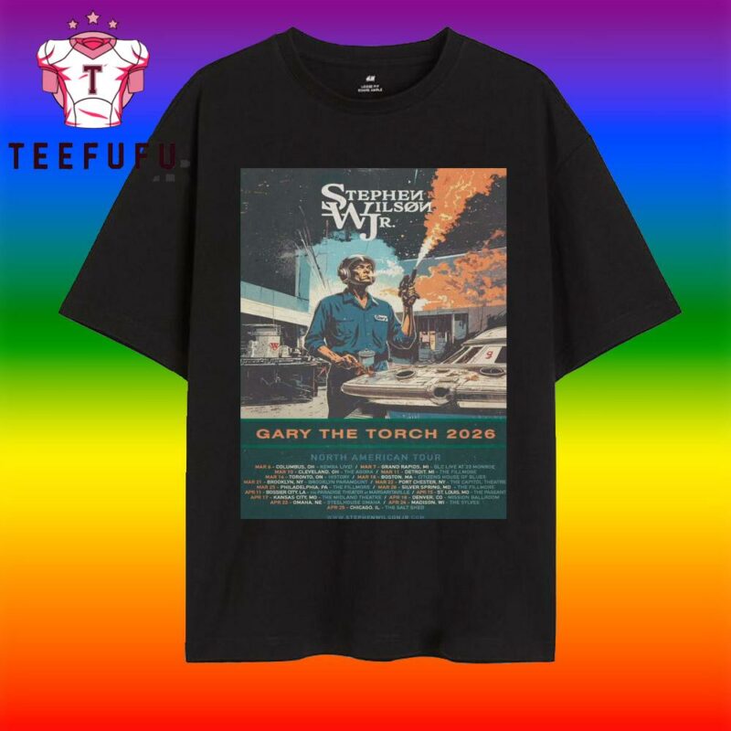 Stephen Wilson JR. Gary The Torch 2026 North American Tour T Shirt