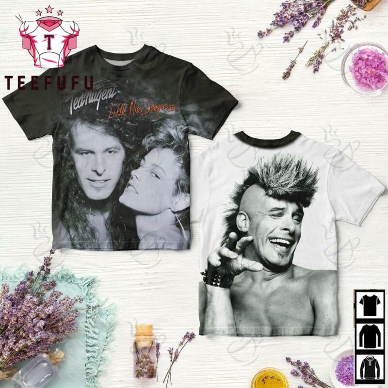 Ted Nugent Little Miss Dangerous All Over Print Shirt