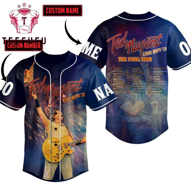 Ted Nugent The Final Tour Baseball Jersey