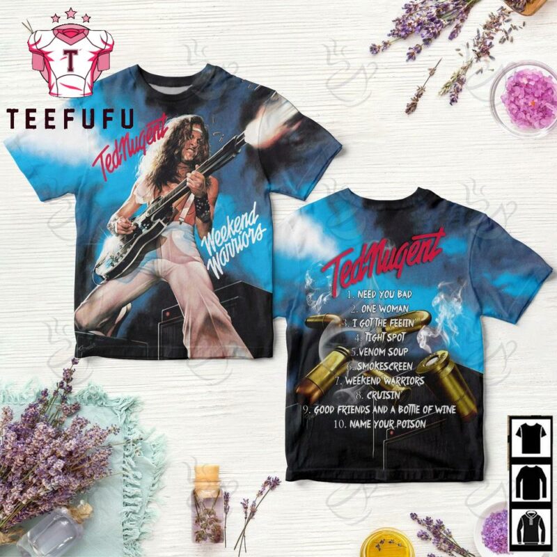 Ted Nugent Weekend Warriors All Over Print Shirt