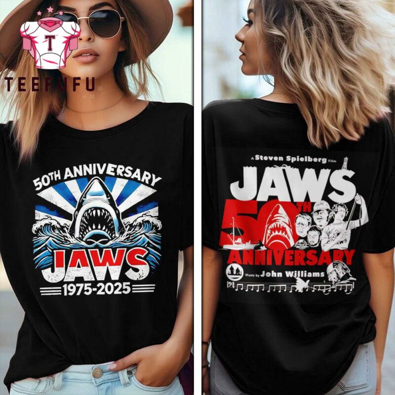 The Shark Strikes Again Jaws 2D Graphic Tee