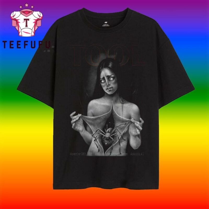 Tool Nov 28 2025 Adelaide Entertainment Centre Arena In Adelaide AU T Shirt