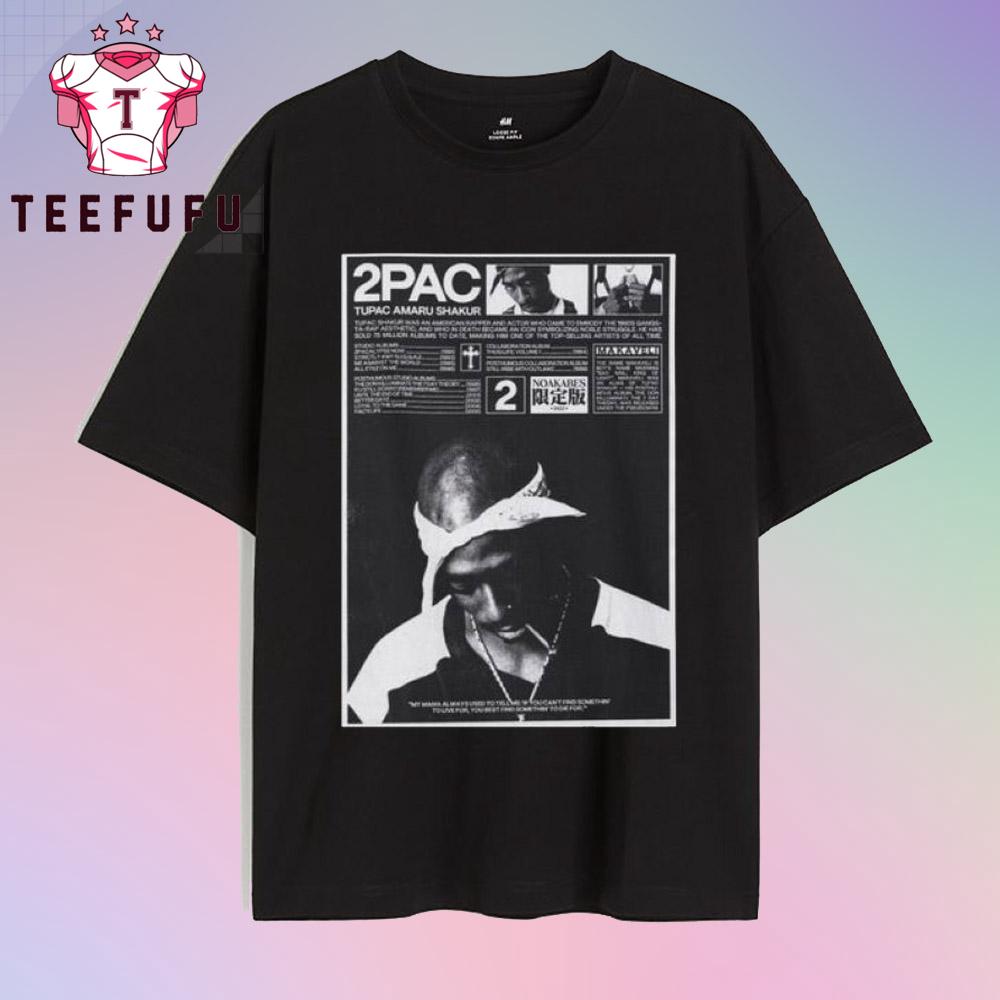 TTupac Shakur 2Pac Unisex Garment-Dyed T Shirt