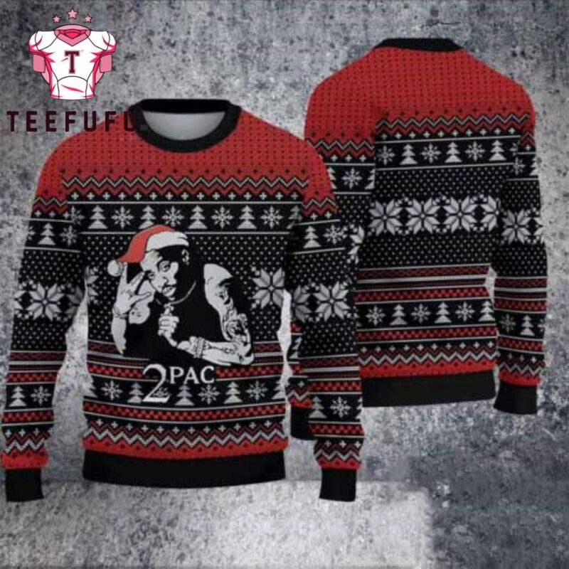 Tupac Shakur 2PAC Christmas sweater