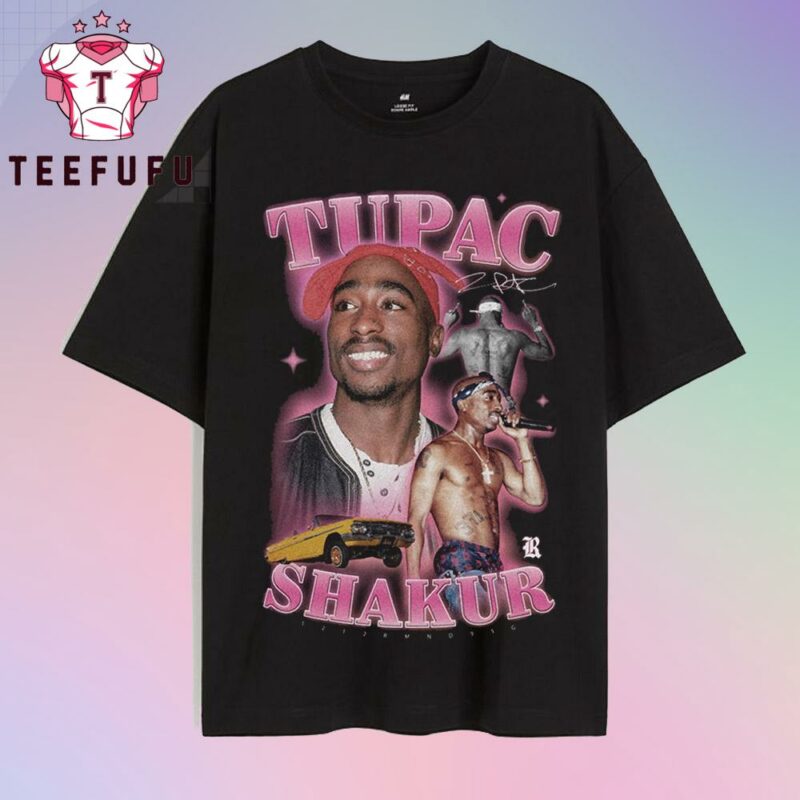 TUPAC SHAKUR Collage Vintage 90s T Shirt