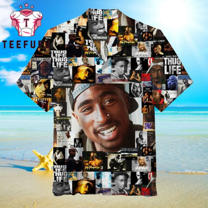 Tupac Shakur Graphic Unisex Hawaiian Shirt