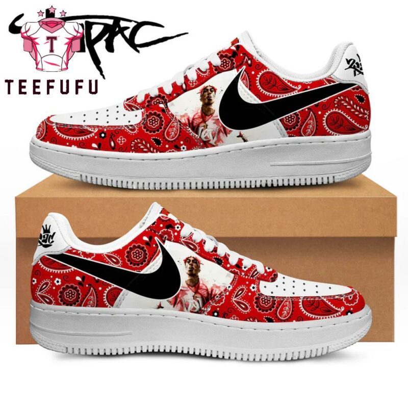 Tupac Shakur Rap Hip Hop Air Force 1 Shoes Sneaker
