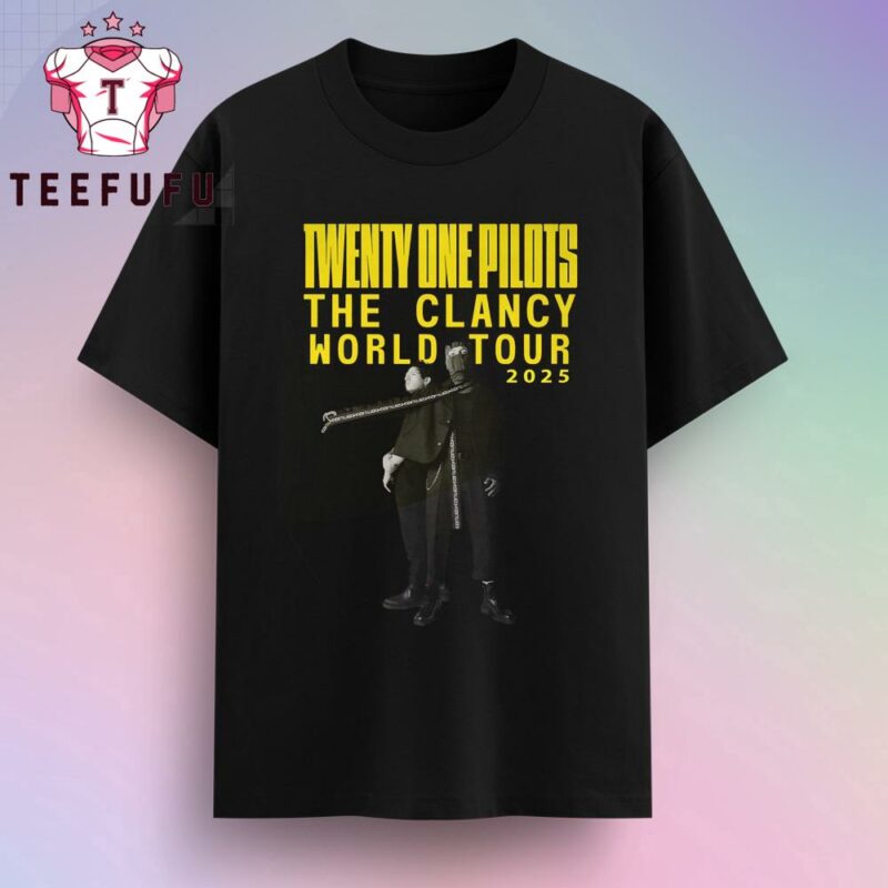Twenty One Pilots The Clancy World Tour 2025 New Design Shirt