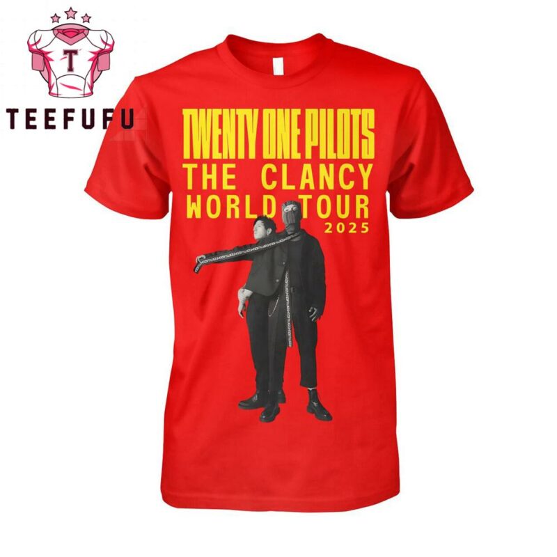 Twenty One Pilots The Clancy World Tour 2025 T Shirt
