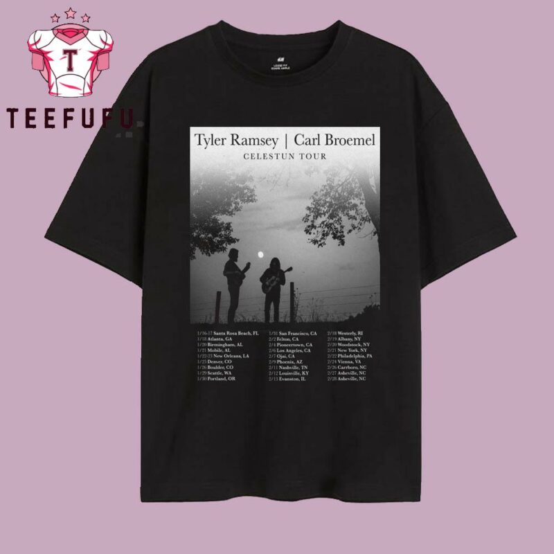 Tyler Ramsey Carl Broemel Concert T Shirt