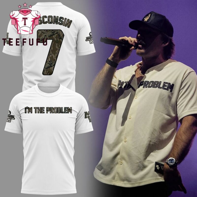Wisconsin Badgers x Morgan Wallen I’m The Problem 2025 T Shirt