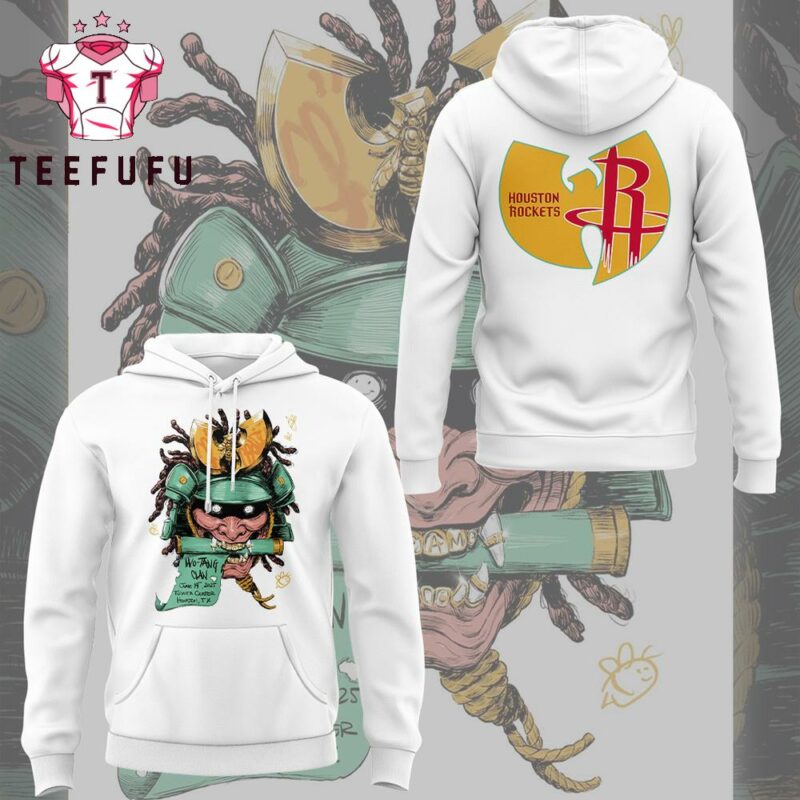 Wu Tang Clan 2025 Tour Houston Rockets Limited Edition Baseball Hoodie Shirt