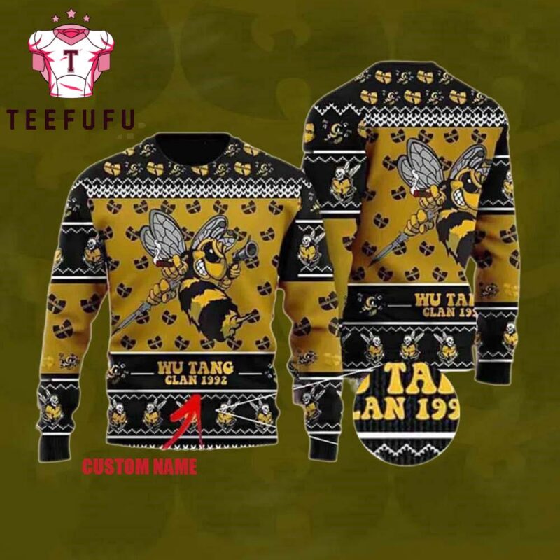 Wu Tang Clan Killer Bee Custom Ugly Christmas Sweater