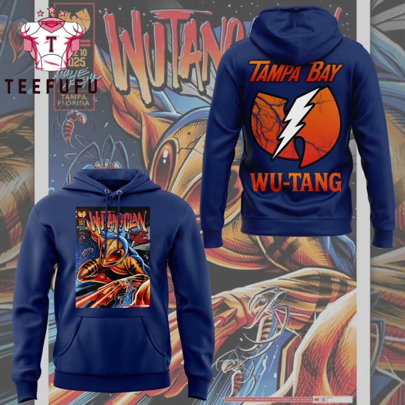 Wu-Tang Clan Amalie Arena Tampa Bay 2025 Tour Hoodie Shirt