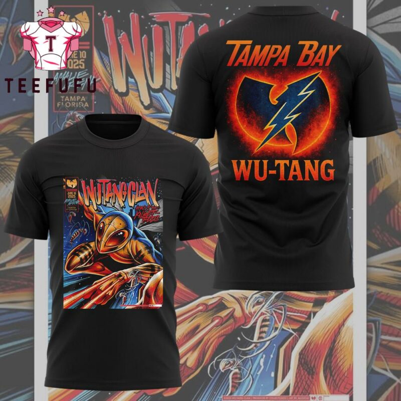 Wu-Tang Clan Amalie Arena Tampa Florida Tour June 10 2025 T Shirt