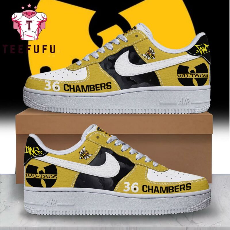 Wu-Tang Clan Band 36 Chambers Air Force 1 Shoes Sneaker