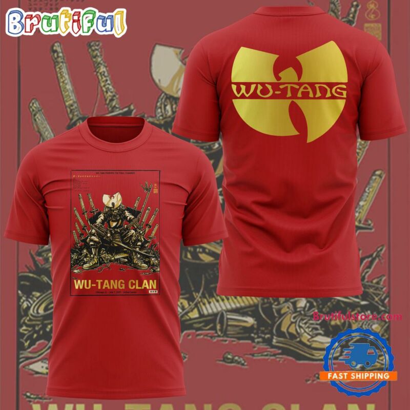 Wu-Tang Clan Concert Poster For Chicago 2025 3D Shirt