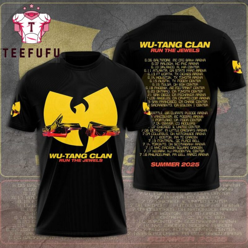 Wu-Tang Clan Run The Jewels Summer 2025 T Shirt