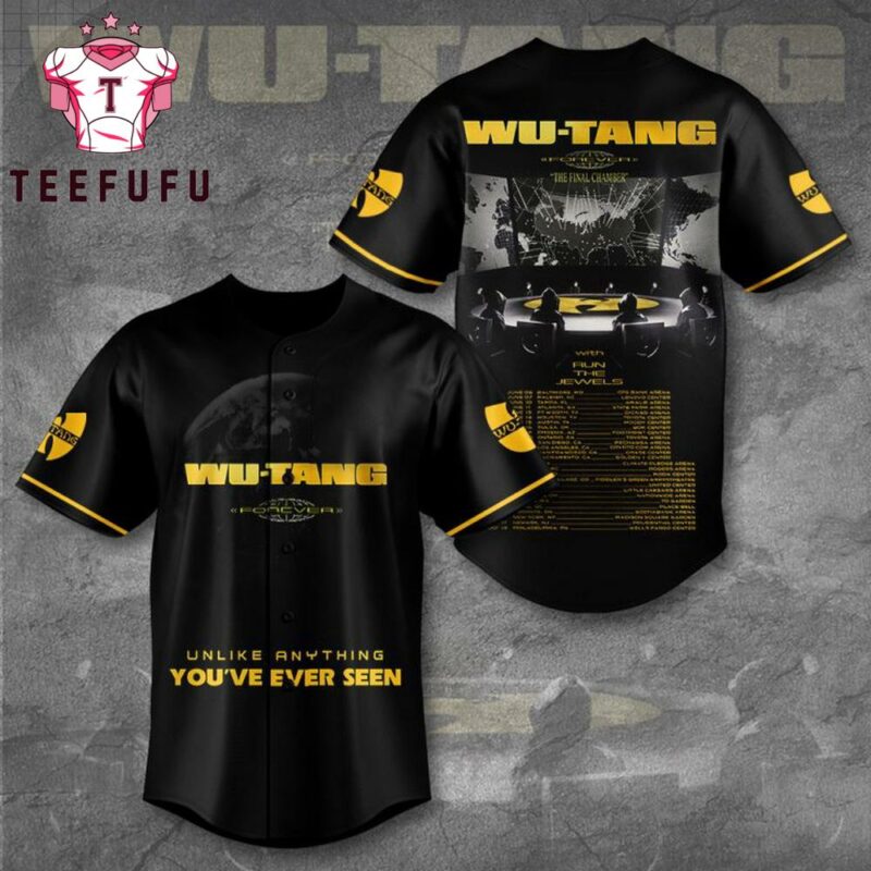 Wu-Tang Clan Unlike Anything You've Ever Seen Baseball Jersey