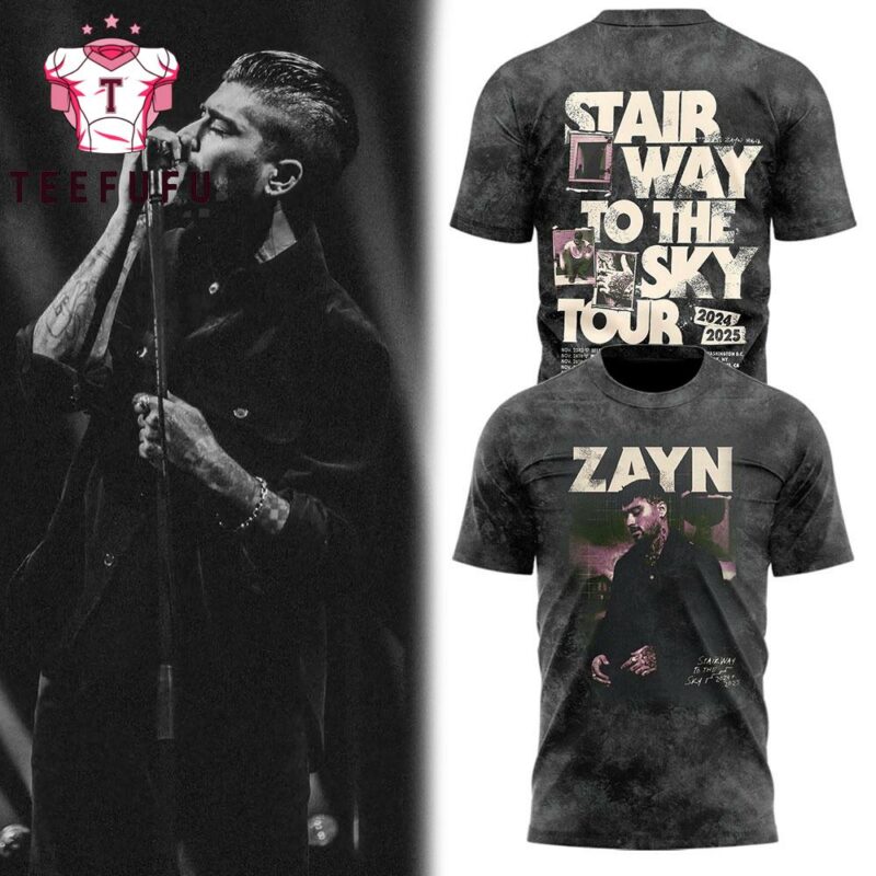 Zayn Malik Stairway To The Sky Tour 2025 Limited Edition T Shirt