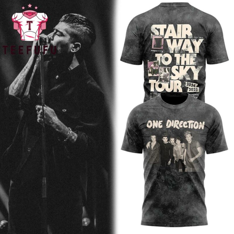 Zayn Malik Stairway To The Sky Tour 2025 One Direction T Shirt