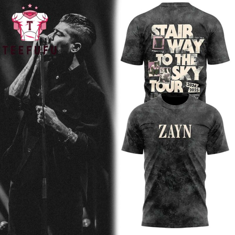 Zayn Malik Stairway To The Sky Tour 2025 T Shirt