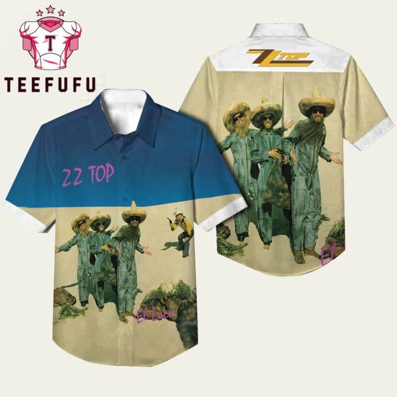 ZZ Top Band El Loco Album Hawaiian Shirt