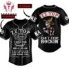 ZZ Top Can't Stop Rockin Baseball Jersey