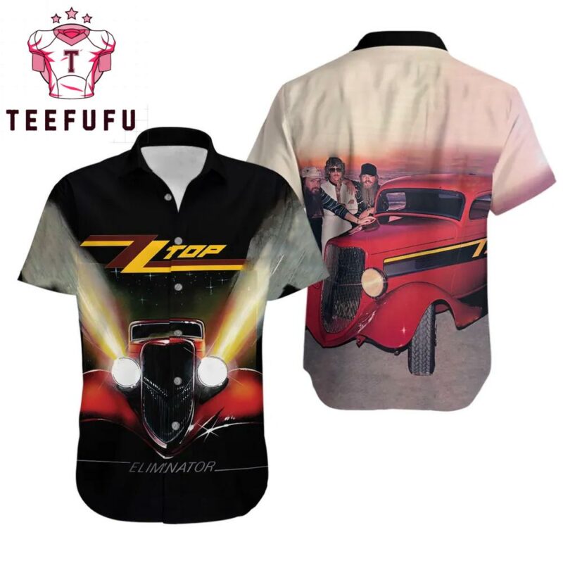 ZZ Top Rock Band Eliminator Hawaiian Shirt