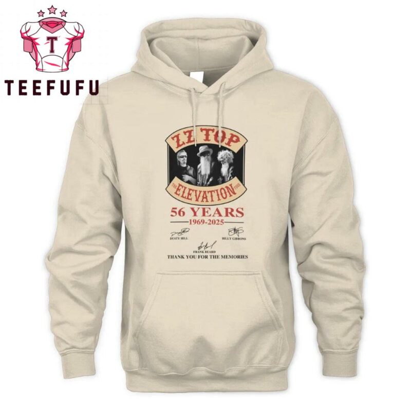 ZZ Top The Elevation Tour 2025 3D Print Hoodie