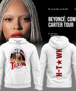 Beyonce Cowboy Carter Tour x Texas 2025 White Hoodie